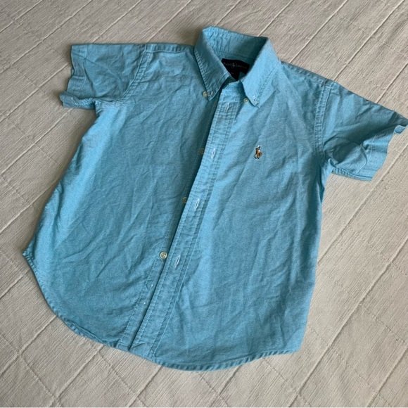 Ralph Lauren Boy’s Classic Polo Button Down Shirt Size 6T - Picture 1 of 4